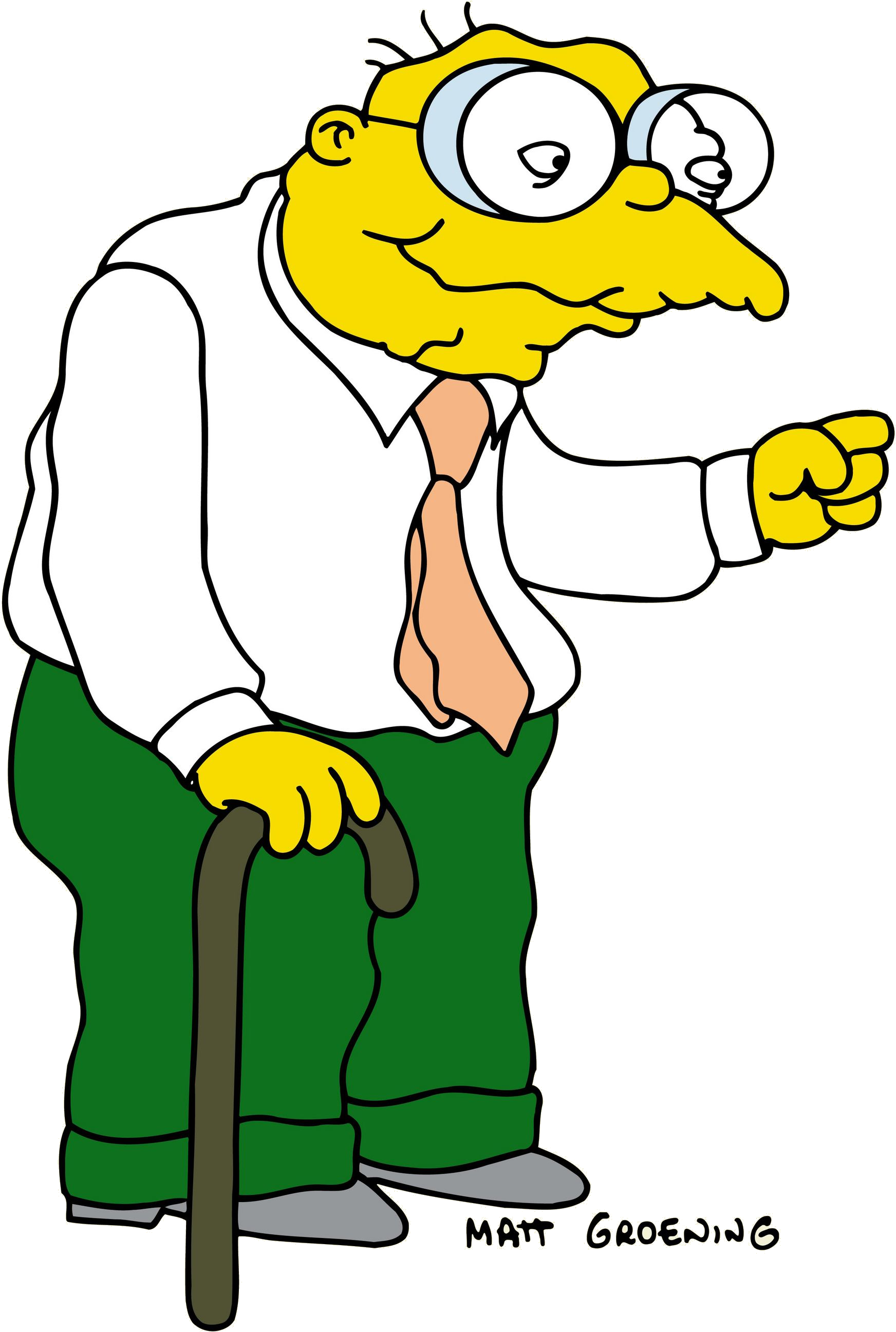 Hans Moleman (1842x2592), Png Download