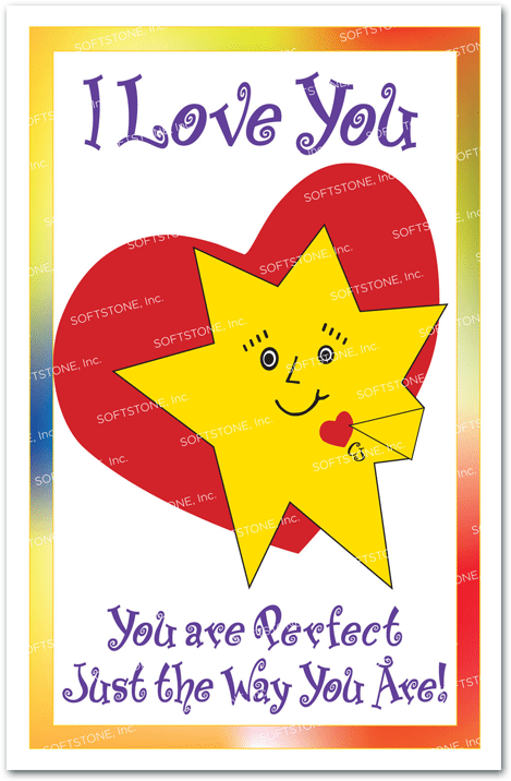 I Love You, You Are Perfect Just The Way You Are - Set Of 8 Theme Posters From The Voices Of Cj Program (750x750), Png Download
