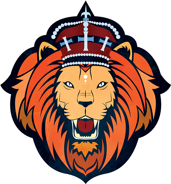 Crowned Lion - Adidas Finale (600x648), Png Download