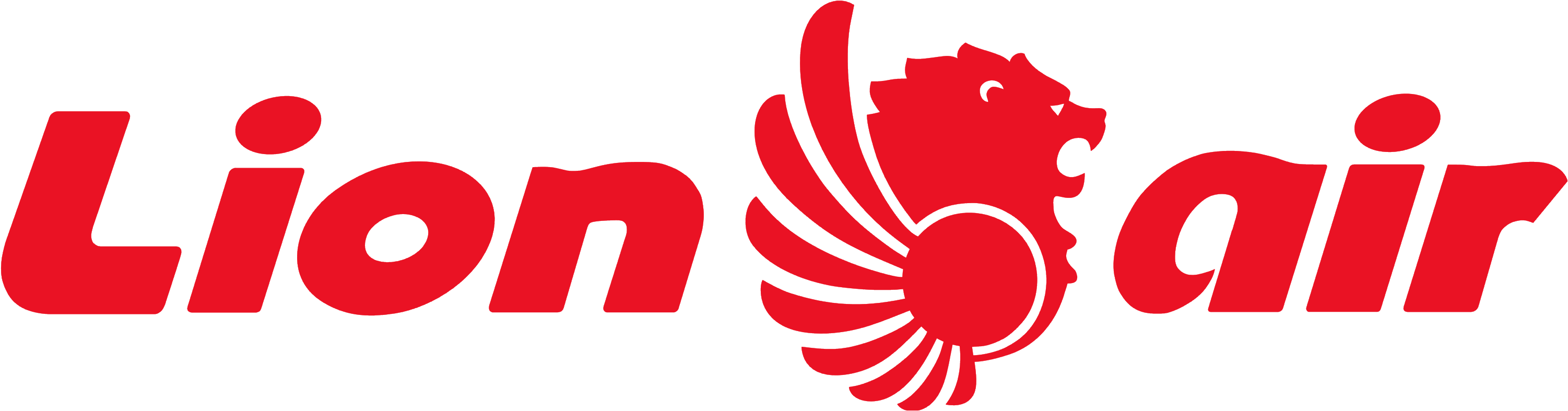 Lion Png On Mbtskoudsalg - Lion Air Airlines Logo (3078x1000), Png Download
