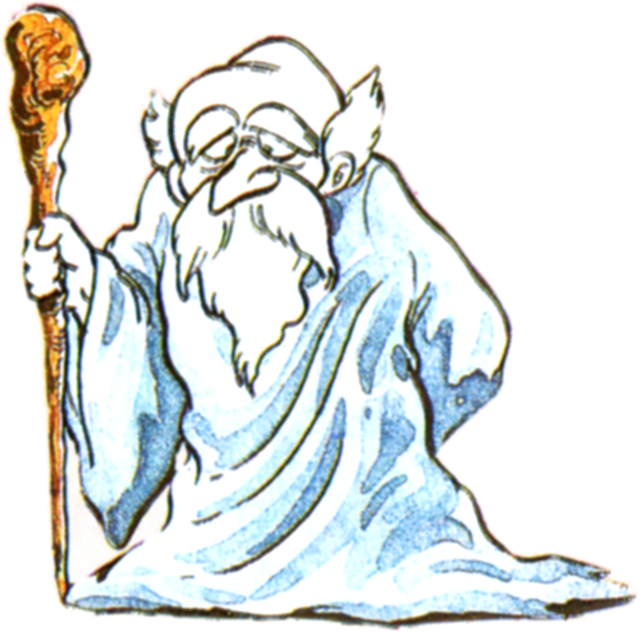 640px Old Man Loz Art - Wise Old Man (640x632), Png Download