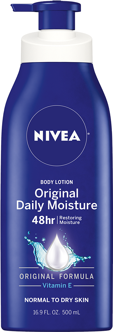 Original Daily Moisture Body Lotion - Nivea (1010x1180), Png Download