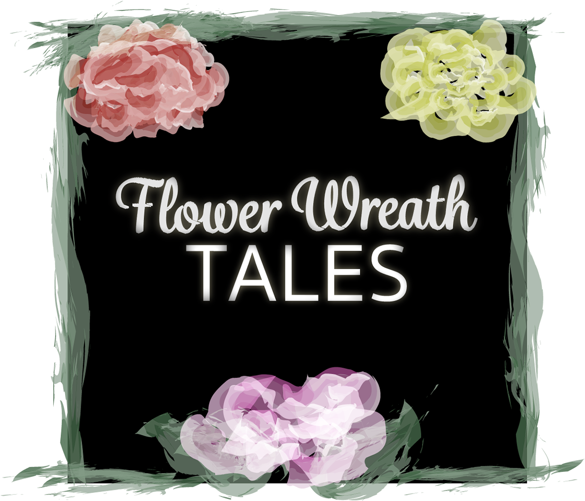 Flower Wreath Tales - Garden Roses (1200x1200), Png Download