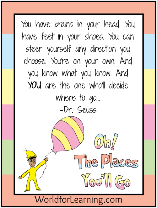 Oh, The Places You'll Go - Oh The Places You Ll Go Will You Succeed (500x663), Png Download