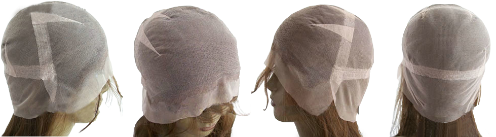 Full Lace Front Wig With No Stretch Wealthy Hair - Lace Wig (979x270), Png Download