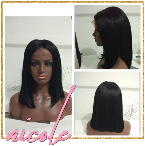 Nicole Full Lace Wig - Lace Wig (500x500), Png Download