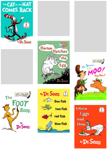 Seuss Books For Beginners - Dr Seuss Books (436x549), Png Download