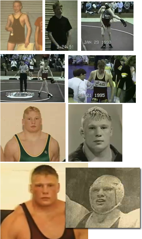 The Young Brock Lesnar - Brock Lesnar Youth (500x832), Png Download