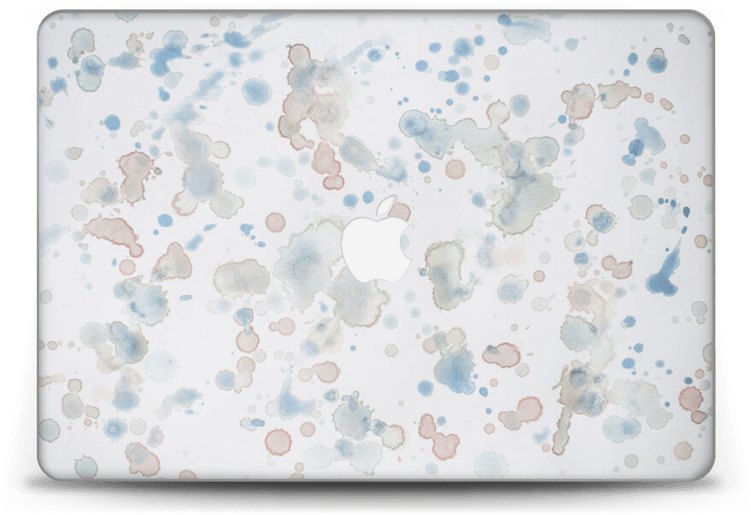 Lovely Watercolor Splash Skin For Your Laptop - Watercolor Painting (800x558), Png Download