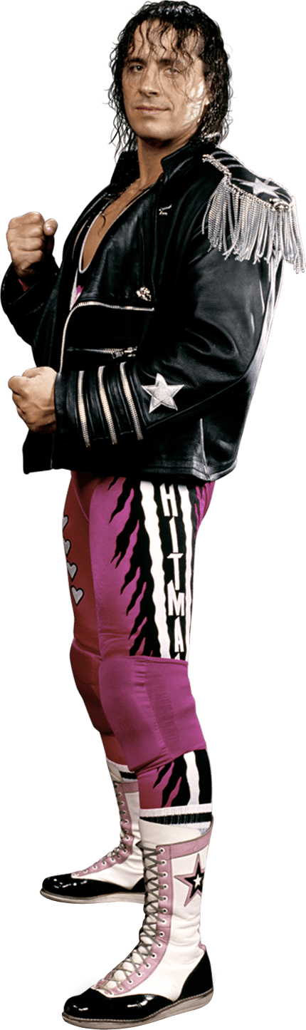 Click To Enlarge - Bret Hart Wwe (430x1445), Png Download