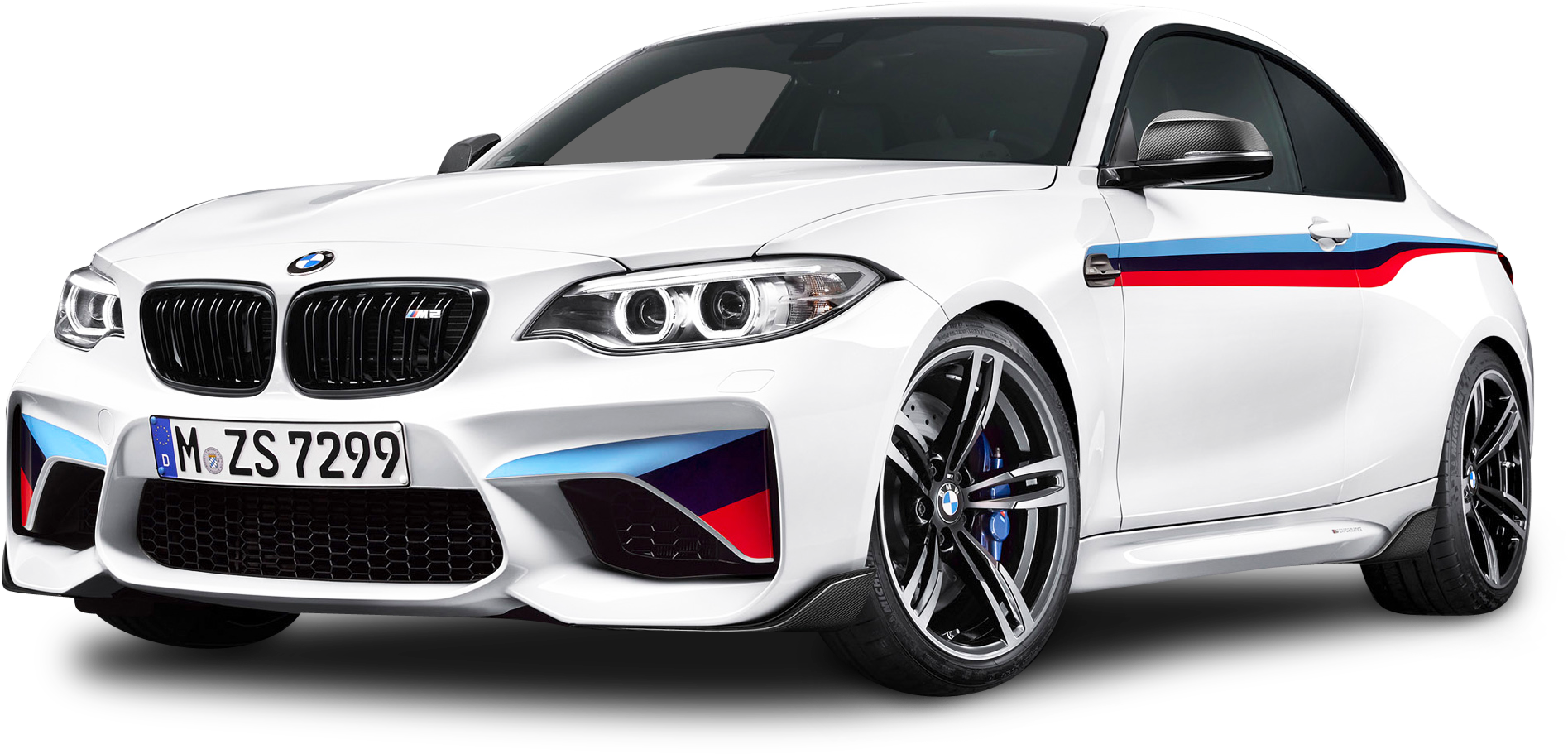 Bmw Png - Vicrez Bmw M2 F87 2016-2018 M Style Carbon Fiber Front (2019x1065), Png Download