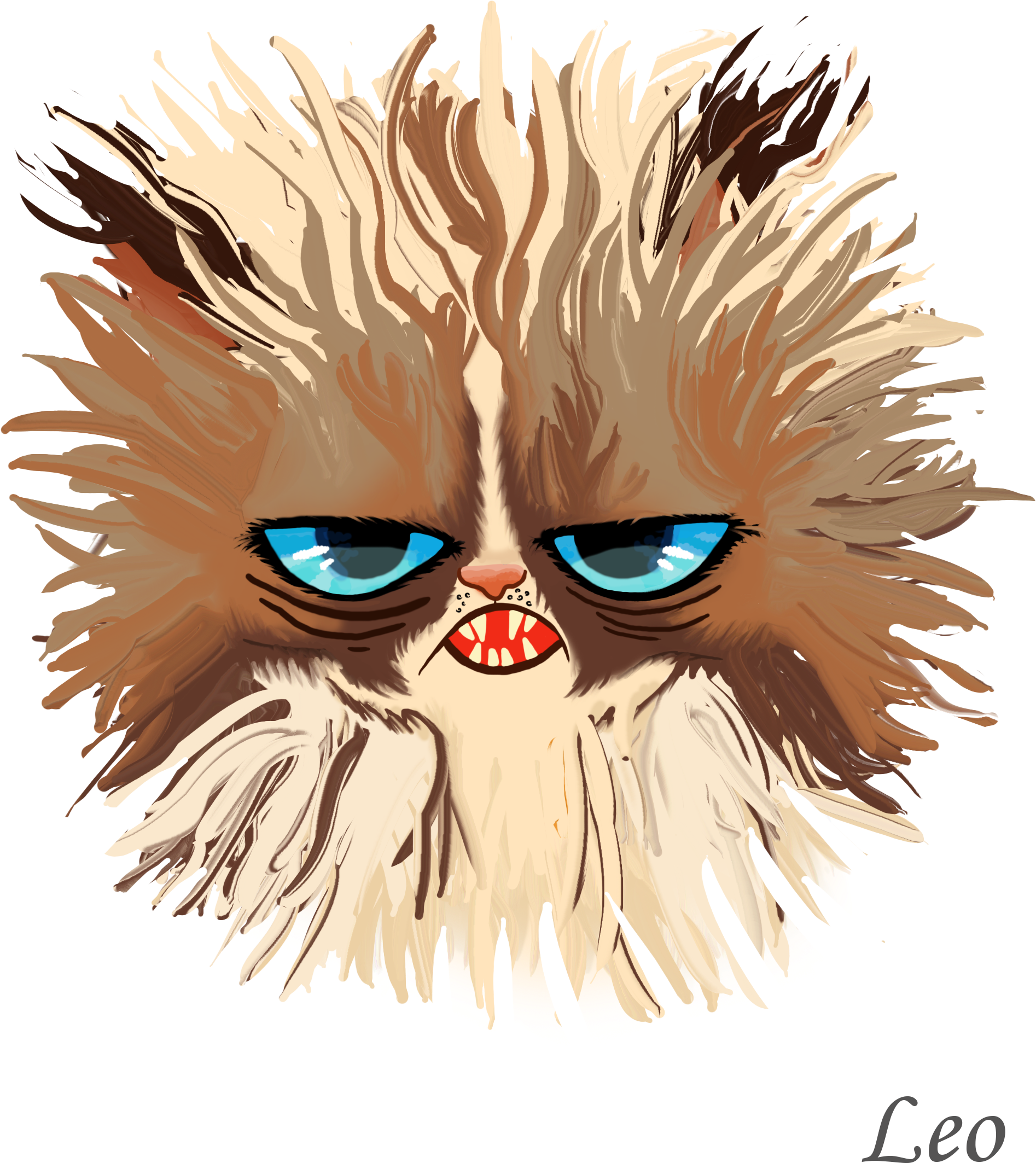 Grumpy Cat Leo Horoscope - Grumpy Cat Horoscope (2480x2632), Png Download