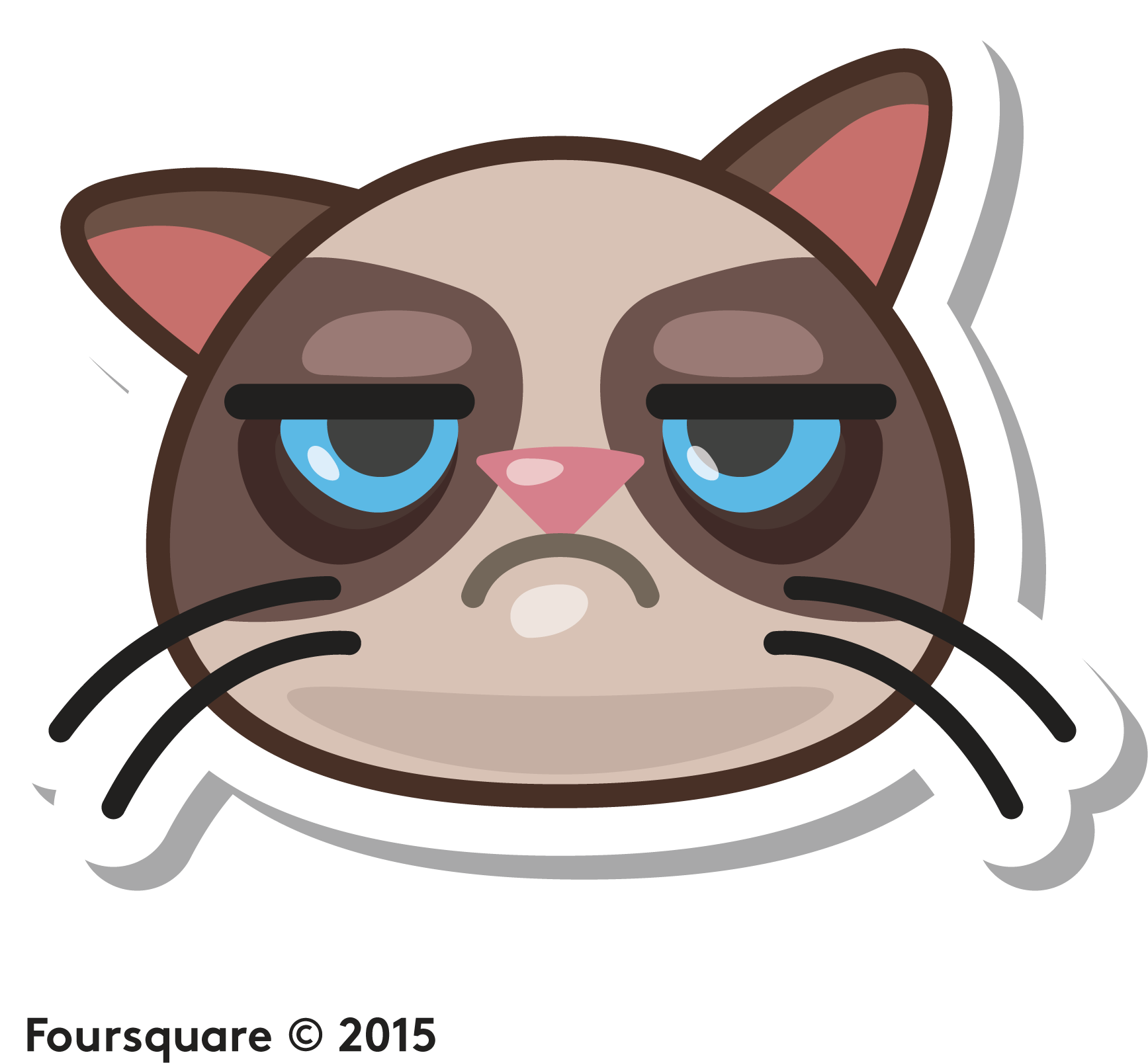 Grumpy Cat Swarm (1800x1800), Png Download