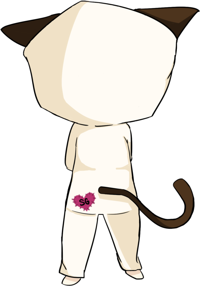Suga Grumpy Cat Back By Kawaii - Grumpy Cat In Kawaii (772x1034), Png Download
