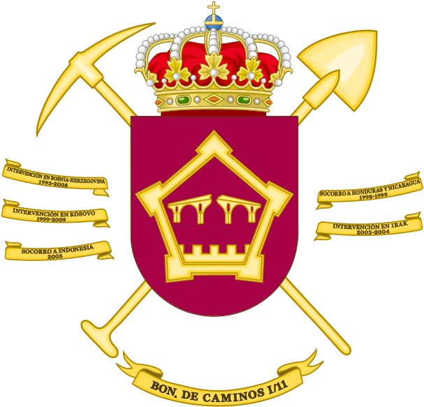 Road Building Battalion I-11, Spanish Army - Escuela Militar De Montaña Y Operaciones Especiales (617x599), Png Download