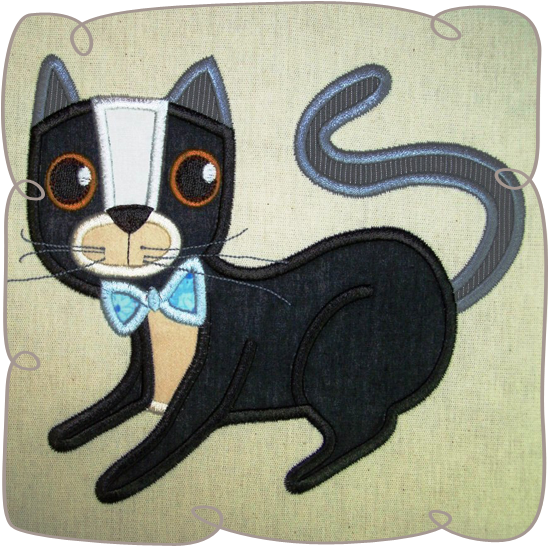 Cat Clipart Machine - Embroidery (580x580), Png Download