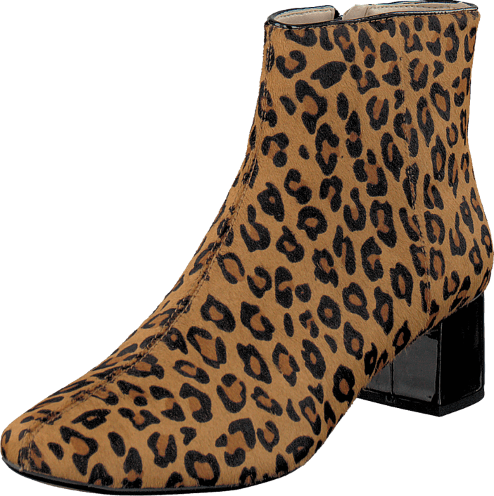Clarks Women Chinaberry Bay Leopard Print Women-m297u - Clarks Chinaberry Bay Leopard Print Leather Boots (702x705), Png Download