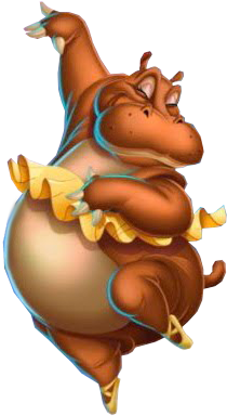 Hippo - Disneys Fantasia (blu-ray) (315x461), Png Download