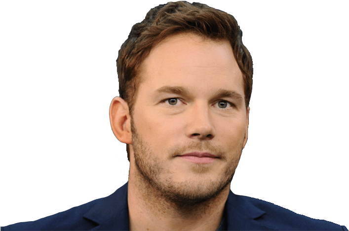 Chris Pratt Face - Starlord Face Png (750x750), Png Download