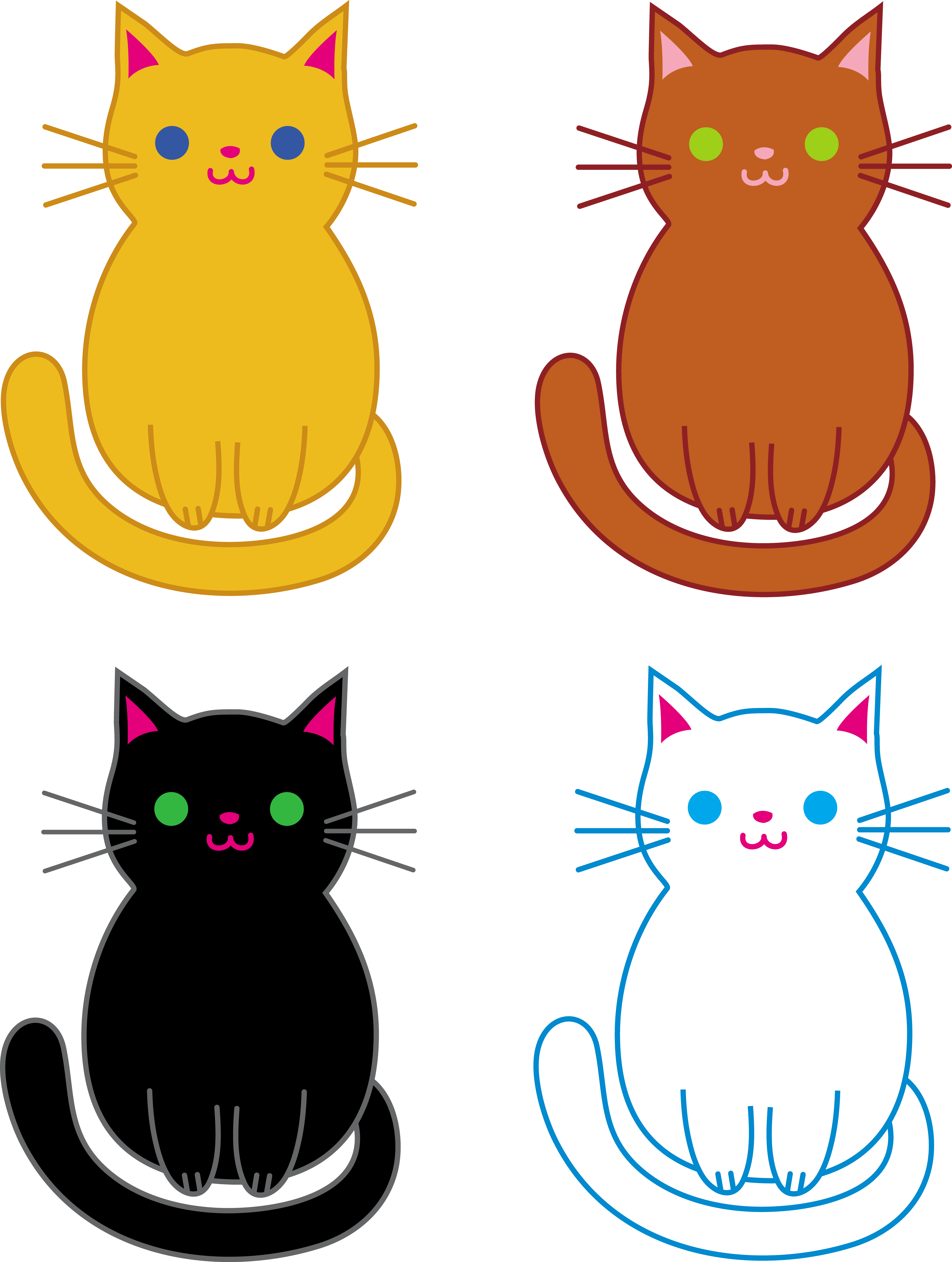 Grumpy Cat Clipart Kitten - Kittens Clipart (6002x7958), Png Download