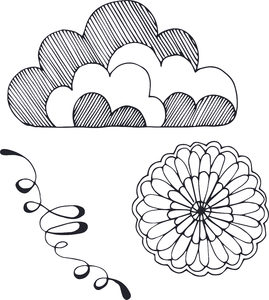This Graphics Is Black And White Clouds Cartoon Transparent - Portable Network Graphics (1024x1141), Png Download