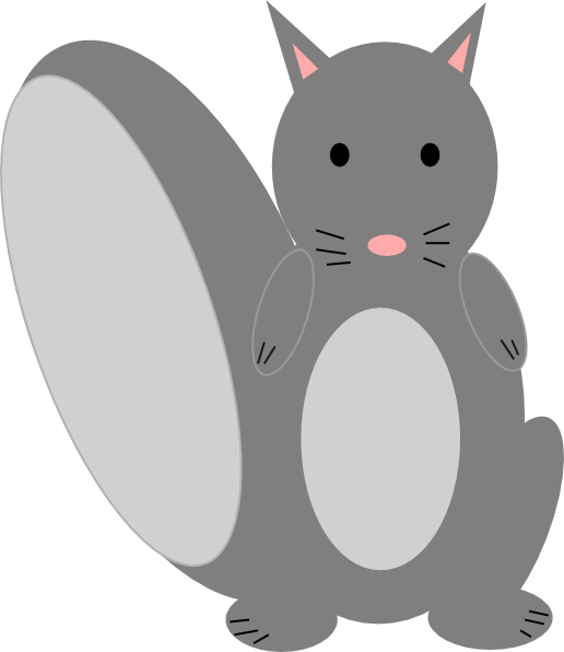 Squirrel Final Clipart Png For Web (516x596), Png Download