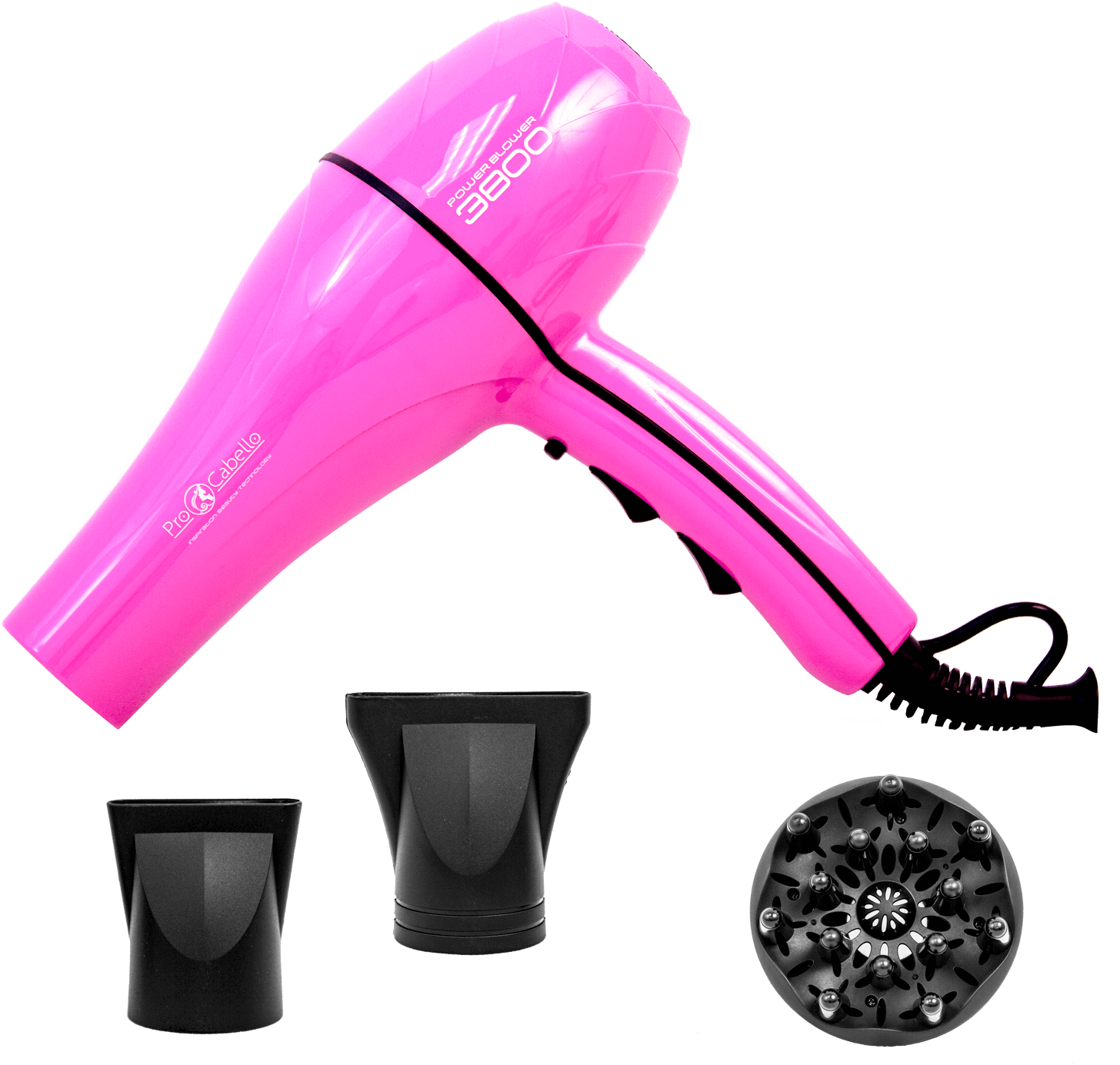 Best Hair Dryer - Procabello Professional Hair Blow Dryer (pink) (1500x1500), Png Download
