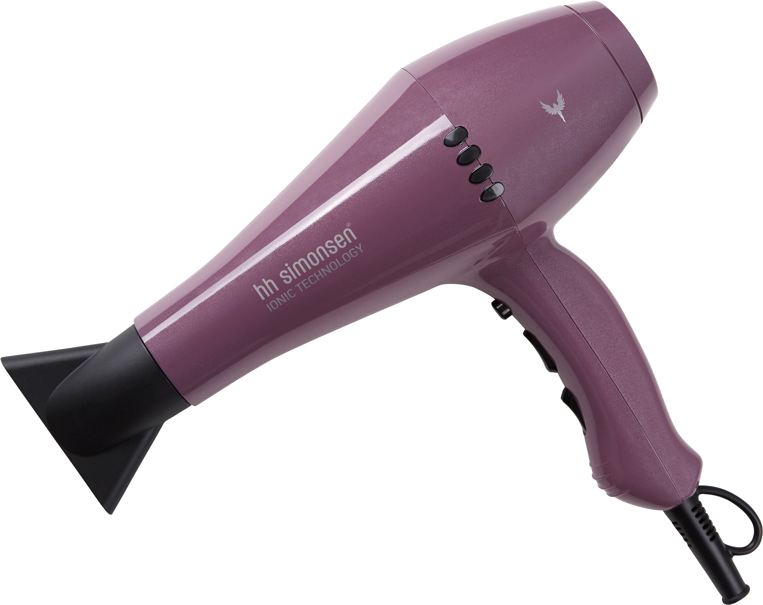 Boss Blow Dryer Purple - Hh Simonsen Boss Hair Dryer - Purple Sparkels - Onesize (3508x2480), Png Download