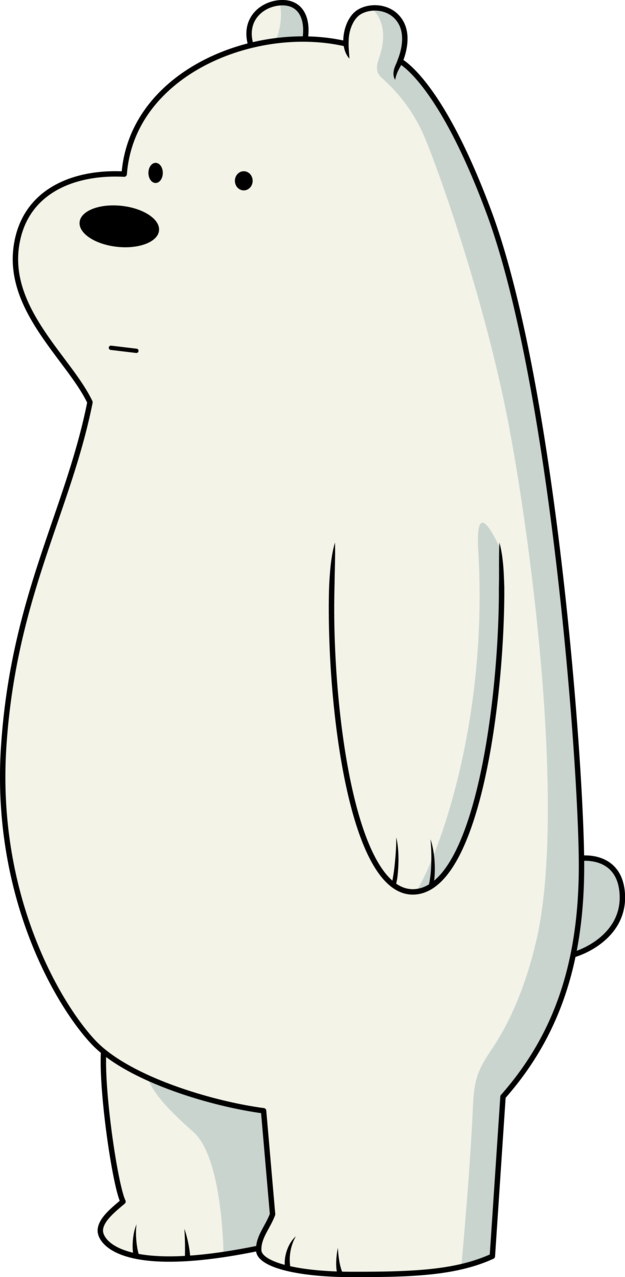 Ice Bear We Bare Bears S01e07 By Djdavid98-d9kgsiy - Ice Polar Bear Cartoon (625x1277), Png Download