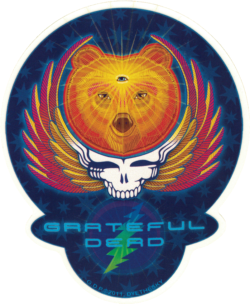 Grateful Dead Third Eye Bear - Grateful Dead Steal Your Face (830x1000), Png Download