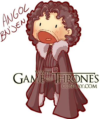 Jon Snow Chibi/puppet By ~belledamesansmerci On Deviantart - Game Of Thrones Sword (400x450), Png Download