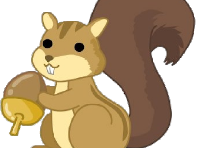 Animated Squirrel Clipart - Squirrels Earrings Nut Charms (640x480), Png Download