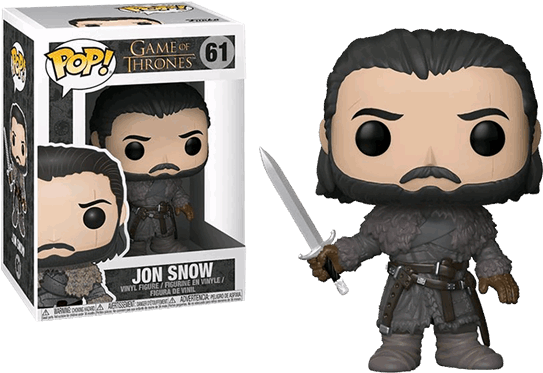 Game Of Thrones - Jon Snow Pop Figures (600x600), Png Download