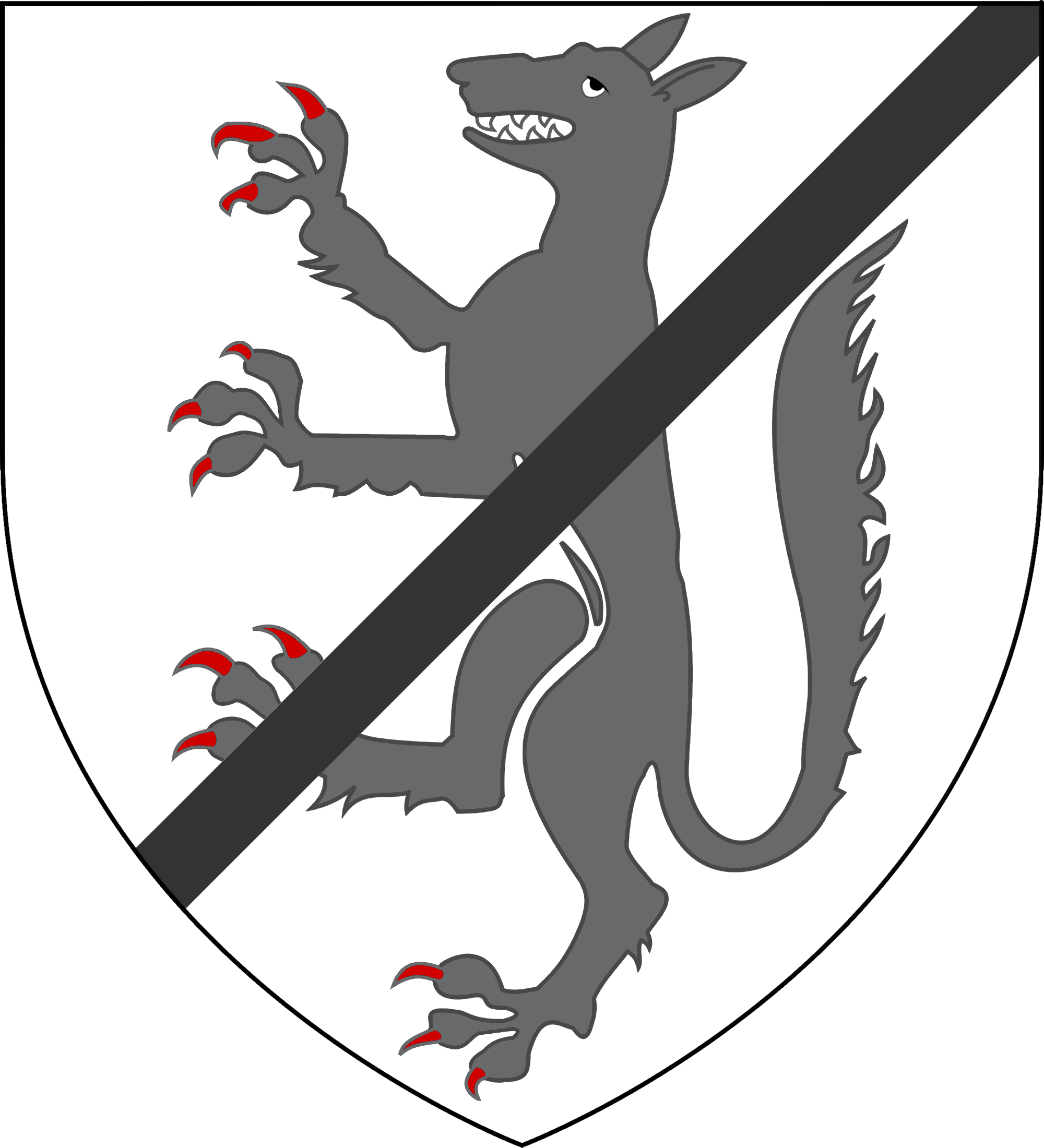 Fictionalarms Of Jon Snow - Jon Snow Heraldry (2000x2200), Png Download