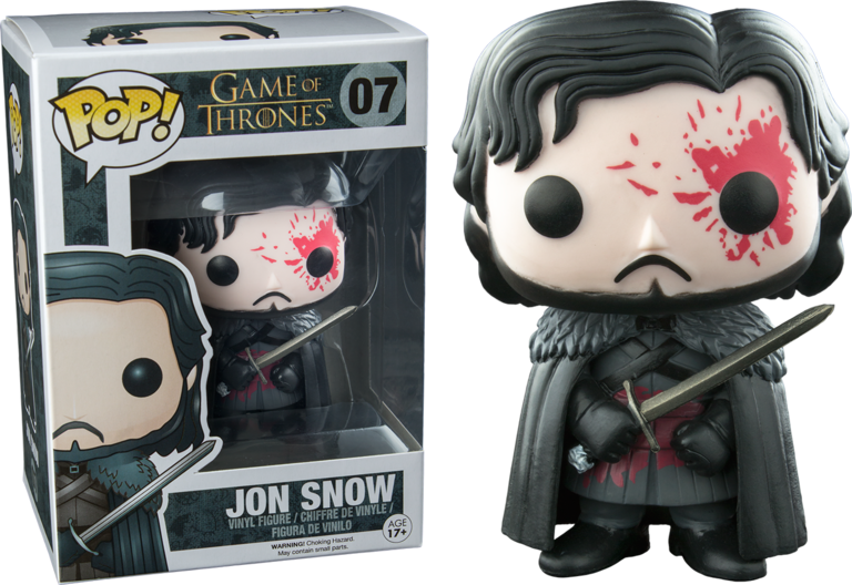 Game Of Thrones Bloody Jon Snow Hot Topic Exclusive - Funko Pop Bloody Jon Snow (640x440), Png Download
