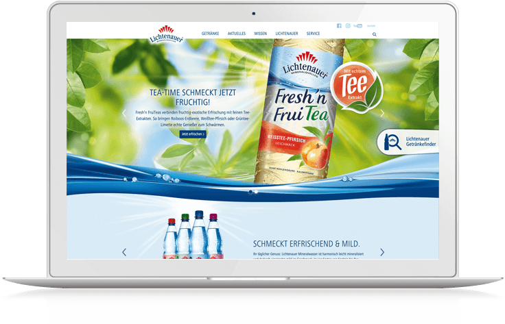 Lichtenauer Website Desktop - Website (830x501), Png Download