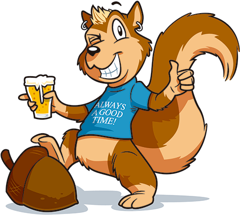 Footprints Clipart Squirrel - Clip Art Nutty Squirrels (950x500), Png Download