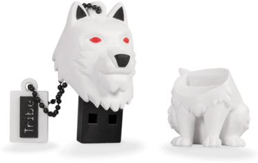 Game Of Thrones - Pendrive Direwolf (375x375), Png Download