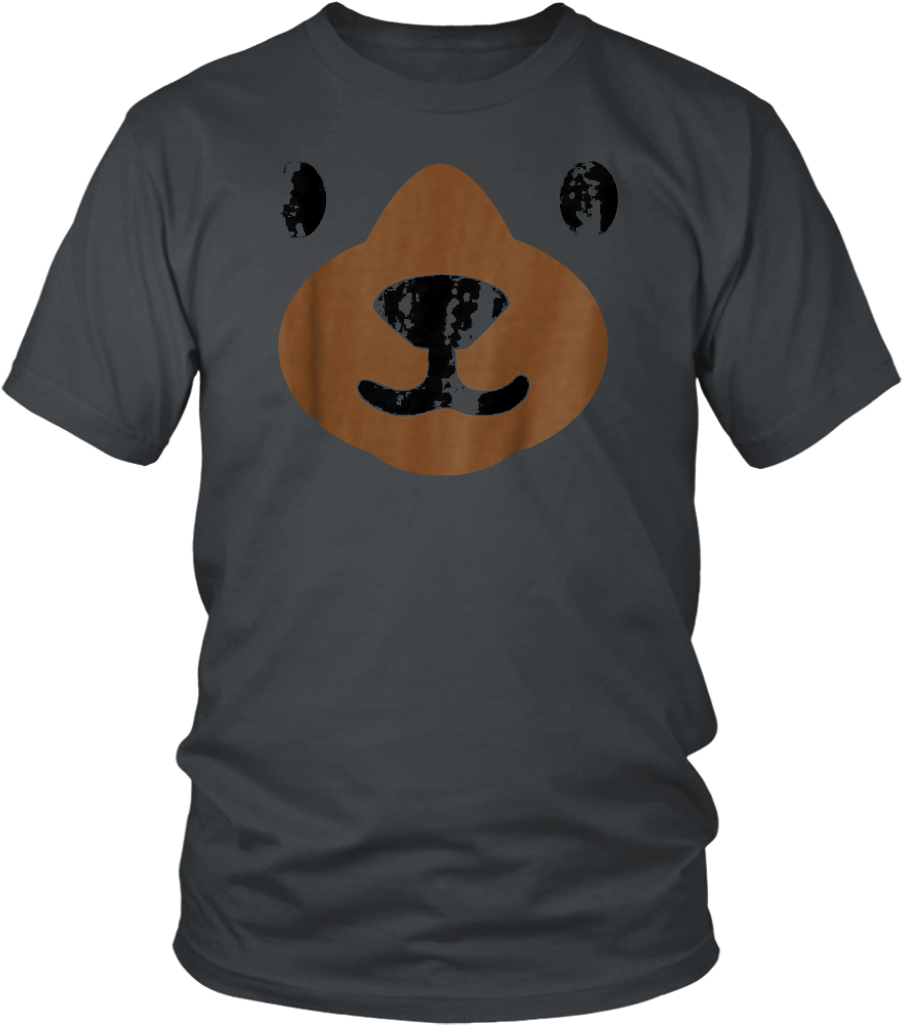 Bear Face Halloween Costume Funny T-shirt - Teelaunch I Survived Hurricane Harvey Unisex Shirt (1024x1024), Png Download