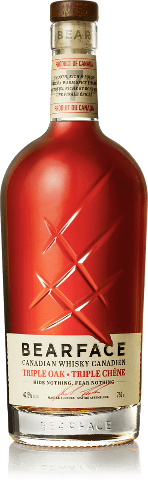 Bearface Whisky Bottle En - Bearface Whisky (300x976), Png Download