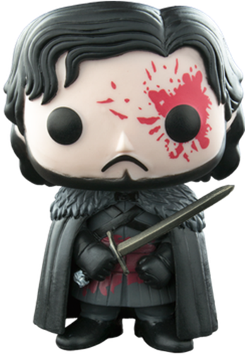 Game Of Thrones Jon Snow Icon - Funko Jon Snow Bloody (352x500), Png Download