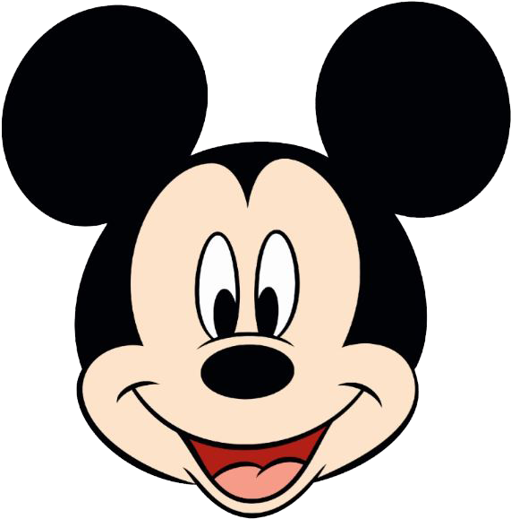Mickey Mouse Faces Clipart - Mickey Mouse Face Png (601x600), Png Download