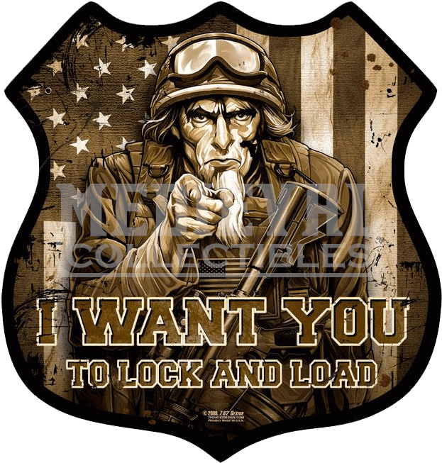 Uncle Sam Shield Sign - Medieval Uncle Sam (694x694), Png Download