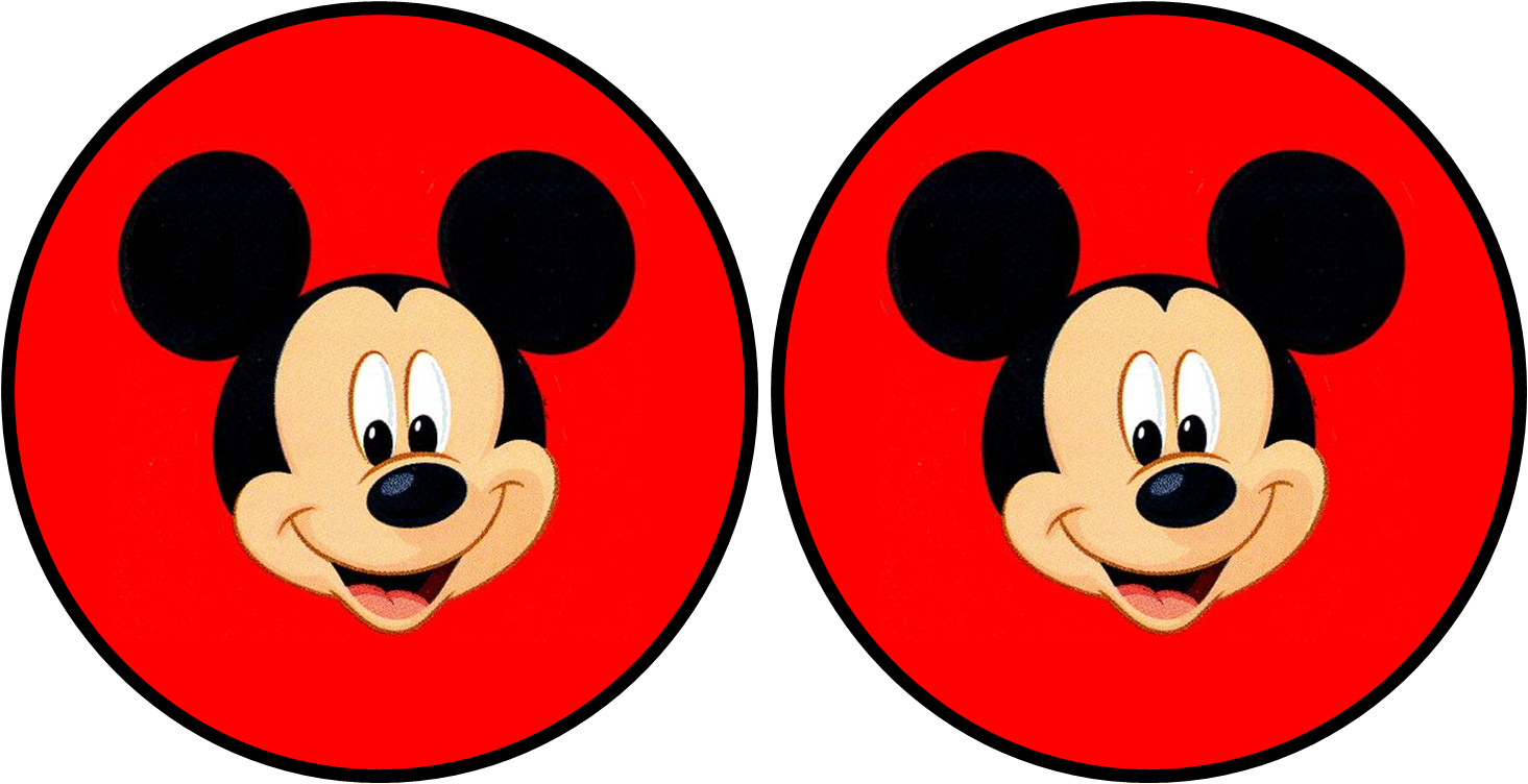 Mickey In Red - Mickey Mouse (1465x752), Png Download