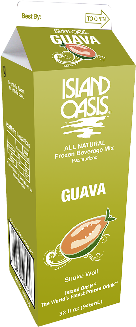 20038 Io Guava 32 Oz Carton 20038 Io Guava 32 - Carton Of Ice Cream Mix (1200x1200), Png Download