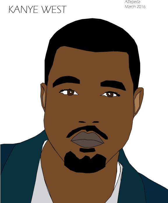 Kanye West By David Shankbone - Gentleman (576x720), Png Download