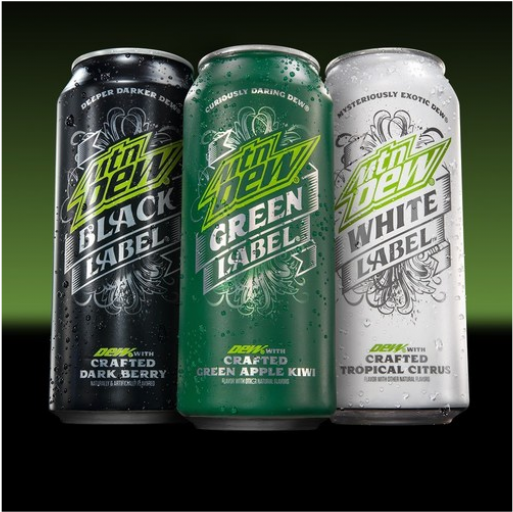 Mountain Dew Label Series (960x536), Png Download