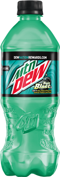 Mountain Dew - Baja Blast Mountain Dew (300x725), Png Download