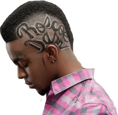 Roscoe Dash Claims He Wrote Songs For Kanye West And - Roscoe Dash Haircut (400x390), Png Download