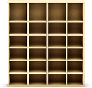 Book Cases & Pigeon Holes Units - Color (567x567), Png Download